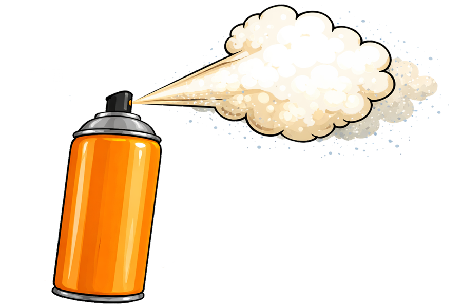 Aerosol Can Spraying