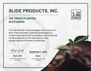 August Certificate 145 Trees