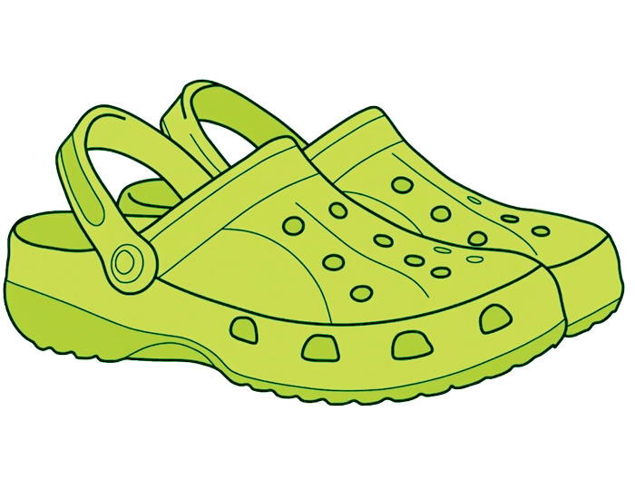 Green Croc Vector