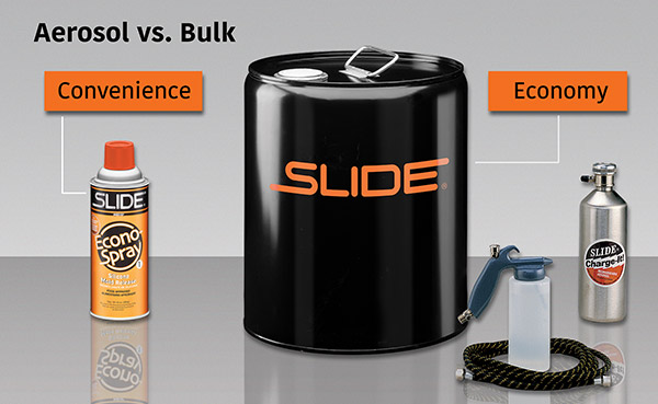 Slide Aerosol vs. Bulk Formulations