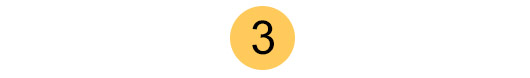 the number 3 in a yellow circle