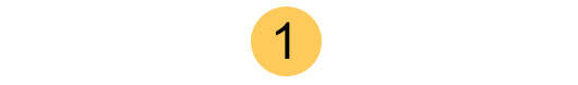 number 1 in a yellow circle
