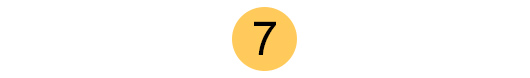 the number 7 in a yellow circle
